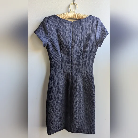 🎉HP🎉 EUC....Zac Posen Ruched Bodice Blue Dress Size 2 - Picture 6 of 9